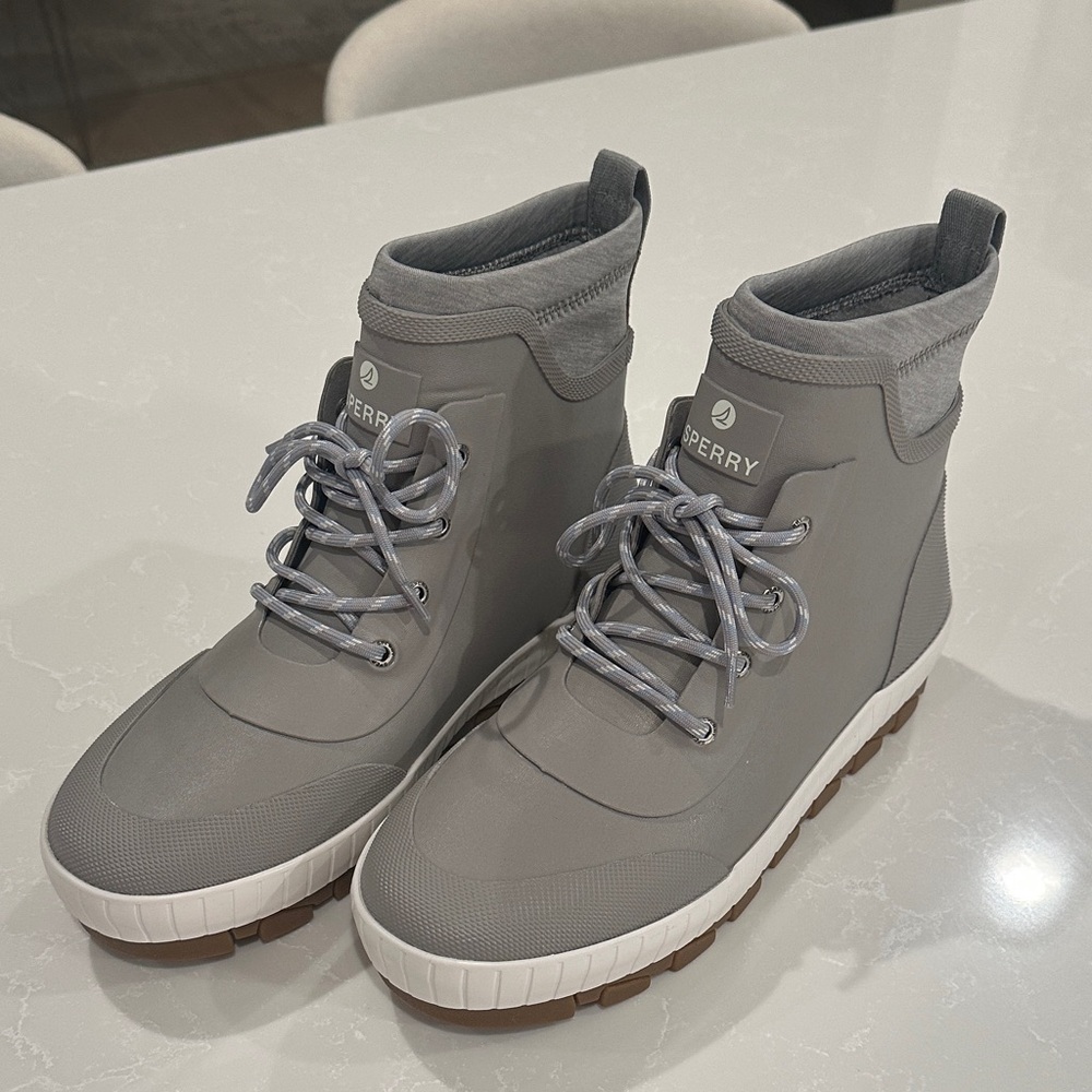 Sperry Charcoal Winter Boots